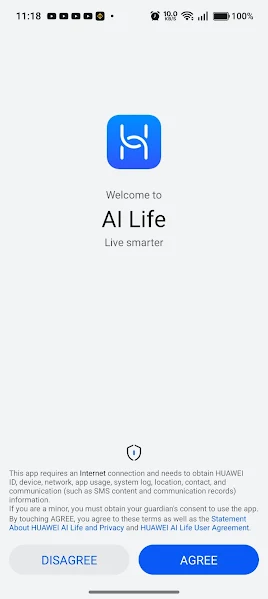AI Life APK device overview screen